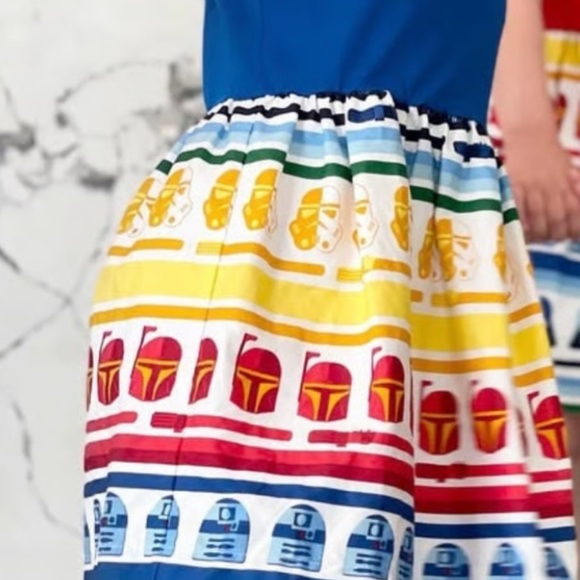 Hanna Andersson Star Wars Rainbow Character Dress Sz 110cm - Picture 1 of 6